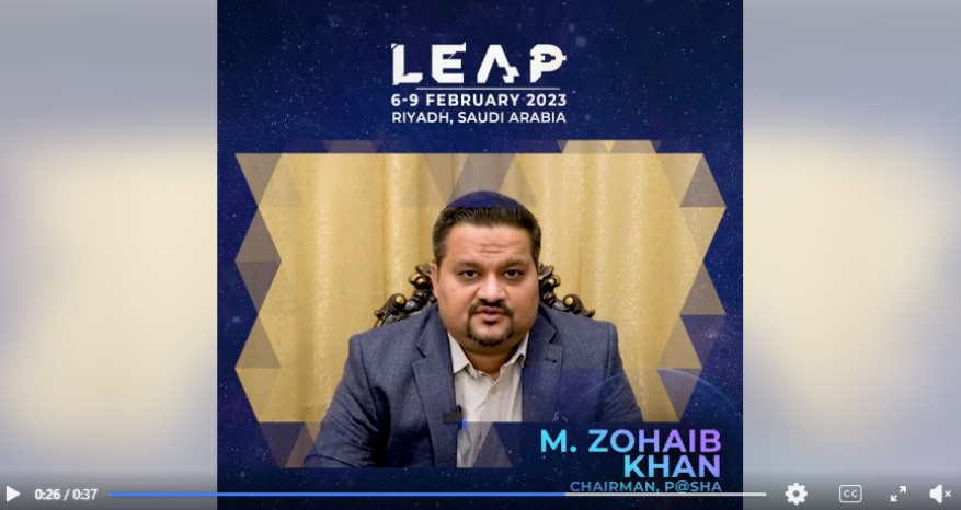 Introducing M. Zohaib Khan (Chairman, P@SHA), who…